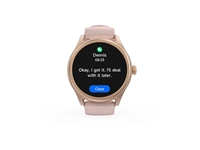 Een Hama Smartwatch 5010 slaapbewaking rond,waterdicht 1,38", rosé koop je bij EconOffice