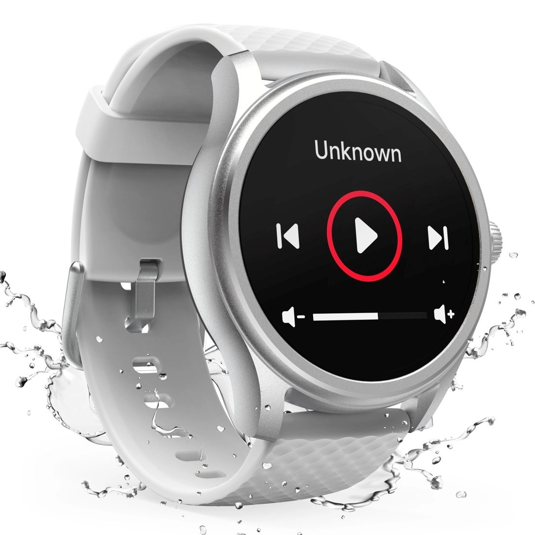 Een Hama Smartwatch 5010 slaapbewaking rond waterdicht 1,38" zilver/grijs koop je bij EconOffice