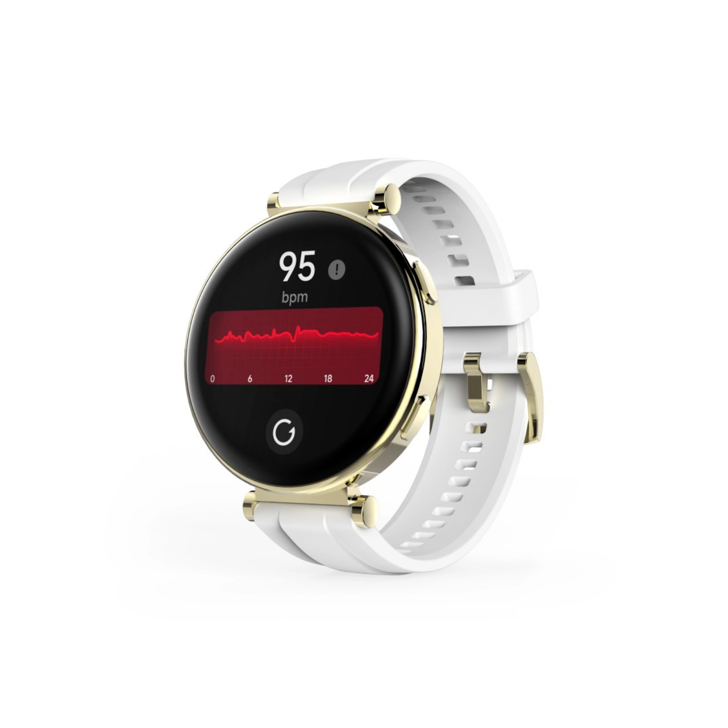 Een Hama Smartwatch 7000 AMOLED 1,32" telefoonfunctie waterdicht goud koop je bij EconOffice