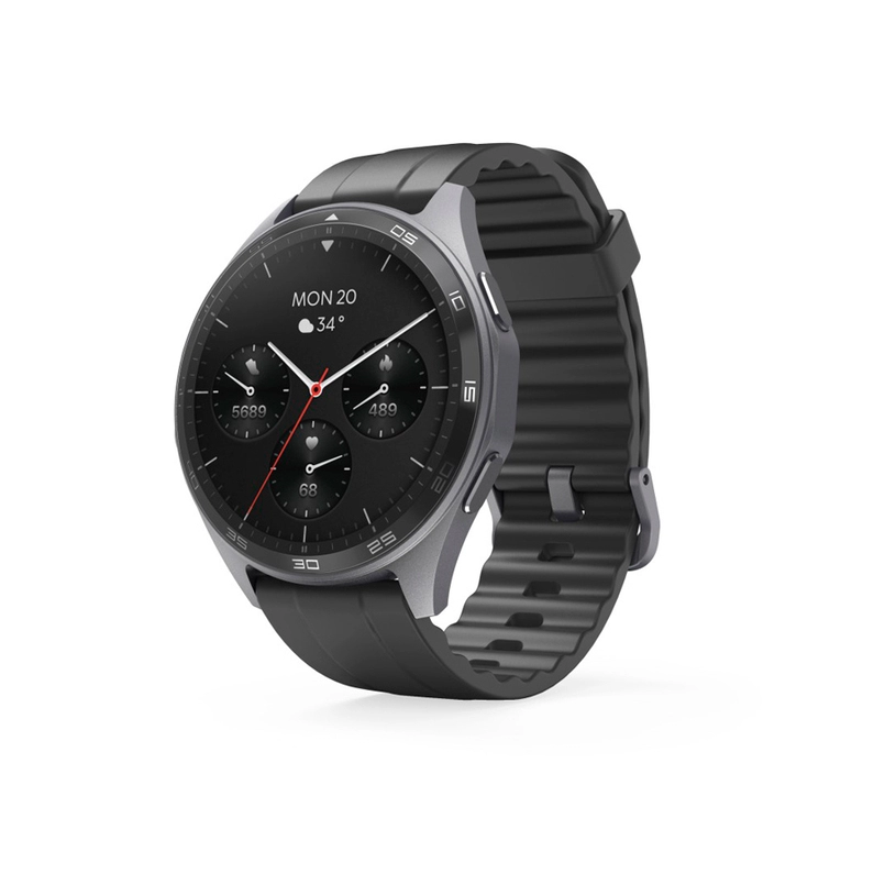 Een Hama Smartwatch 7010 GPS AMOLED 1.43" telefoonfunctie waterdicht koop je bij EconOffice