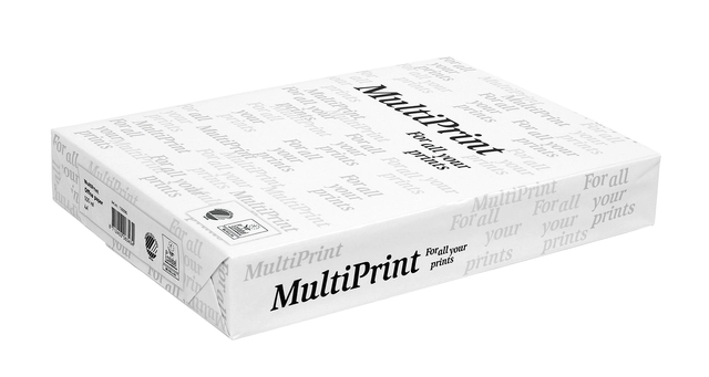 Een Printpapier Multiprint A4 75gr wit 500vel (25 pak) koop je bij EconOffice